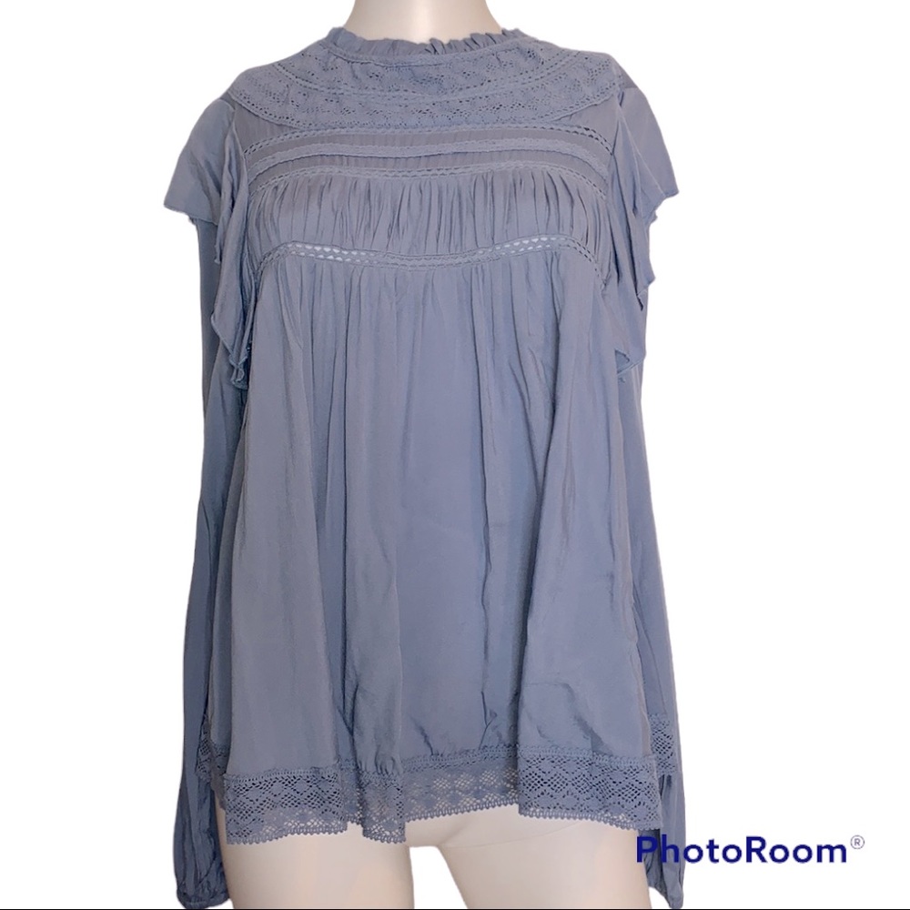 NWT light blue blouse